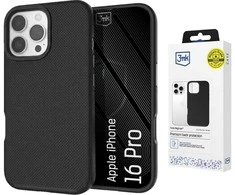 Dėklas 3Mk Protection 3mk Fortis MagCase for iPhone 16 Pro - Juodas