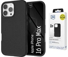 Dėklas 3Mk Protection 3mk Fortis MagCase for iPhone 16 Pro Max - Juodas