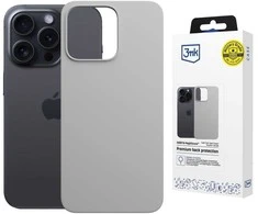 Dėklas 3MK Hardy MagSilicone skirtas Apple iPhone 16 Pro Max titano spalvos