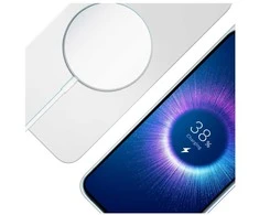 Dėklas 3MK Hardy MagSilicone do Apple iPhone 15 Plus sidabrinė