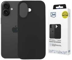 Dėklas 3MK klasės „Hardy MagSilicone“, skirtas „Apple iPhone 16 Plus“, grafito spalvos