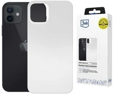 Dėklas 3MK Hardy MagSilicone skirtas Apple iPhone 12 baltos spalvos