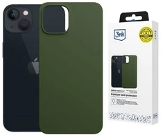3MK Hardy MagSilicone dėklas Apple iPhone 15 Plus, tamsiai žalias