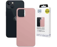 Dėklas 3MK Hardy MagSilicone skirtas Apple iPhone 15 rožinės spalvos