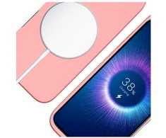 Dėklas 3MK Hardy MagSilicone do Apple iPhone 16 Plus rožinė