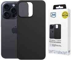 Dėklas 3MK Hardy MagSilicone skirtas Apple iPhone 16 Pro grafito spalvos
