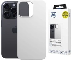 Dėklas 3MK Hardy MagSilicone skirtas Apple iPhone 14 Pro Max baltos spalvos