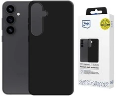 Dėklas 3MK Hardy MagSilicone skirtas Samsung Galaxy S25+ juodos spalvos