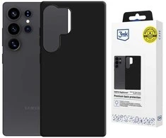 Dėklas 3MK Hardy MagSilicone skirtas Samsung Galaxy S25 Ultra juodos spalvos