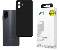 3mk matinis dėklas, skirtas „Samsung Galaxy A07 4G“ - juodas