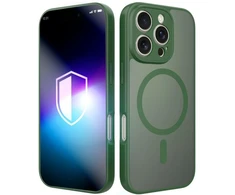 Dėklas 3MK Misty MagCase do Apple iPhone 16 Pro Max žalia