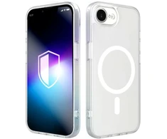 Baltas dėklas 3mk Misty MagCase iPhone 16E / 17E telefonui