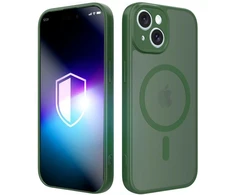 Dėklas 3MK Misty MagCase do Apple iPhone 15 žalia