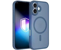 Dėklas 3MK Misty MagCase do Apple iPhone 17 mėlyna