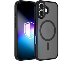 Dėklas 3MK Misty MagCase do Apple iPhone 16 juoda