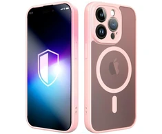 Dėklas 3MK Misty MagCase do Apple iPhone 15 Pro Max rožinis