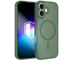 Dėklas 3MK Misty MagCase do Apple iPhone 17 žalia
