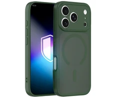 Dėklas 3MK Misty MagCase do Apple iPhone 17 Pro žalia