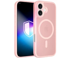 Dėklas 3MK Misty MagCase do Apple iPhone 16 rožinė