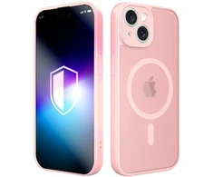 Dėklas 3MK Misty MagCase do Apple iPhone 15 rožinis