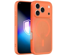 Dėklas 3MK Misty MagCase do Apple iPhone 17 Pro/ 18 Pro oranžinė