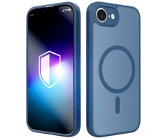Dėklas 3MK Misty MagCase do Apple iPhone 16e / 17e mėlyna