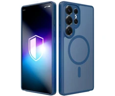Dėklas 3MK Misty MagCase do Samsung Galaxy S25 Ultra mėlyna