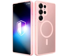 Dėklas 3MK Misty MagCase do Samsung Galaxy S25 Ultra rožinė