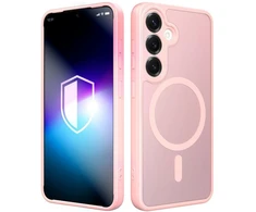 Dėklas 3MK Misty MagCase do Samsung Galaxy S25 rožinis