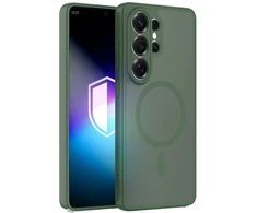 Dėklas 3MK Misty MagCase do Samsung Galaxy S26 Ultra žalia
