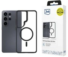 Dėklas 3mk Satin Armor MagCase, skirtas Samsung Galaxy S26 Ultra - permatomas Juodas