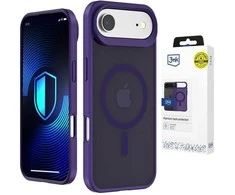 3mk Smoke MagCase dėklas iPhone Air, violetinis