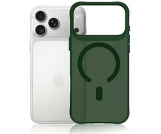 Dėklas 3Mk Protection 3mk Smoke MagCase for iPhone 17 Pro - Žalias-Translucent