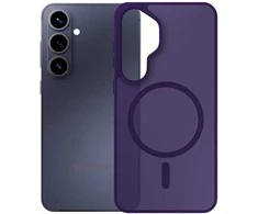 Dėklas 3MK Smoke MagCase do Samsung Galaxy S26+ violetinė