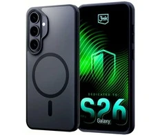 Dėklas 3MK Smoke MagCase do Samsung Galaxy S26 juoda