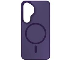 Dėklas 3MK Smoke MagCase do Samsung Galaxy S26+ violetinė