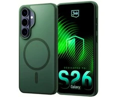 Dėklas 3MK Smoke MagCase do Samsung Galaxy S26+ žalia