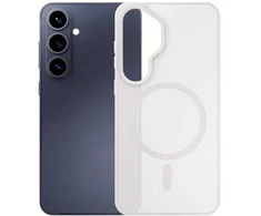 Dėklas 3MK Smoke MagCase do Samsung Galaxy S26+ balta