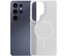 Dėklas 3MK Smoke MagCase do Samsung Galaxy S26 Ultra balta