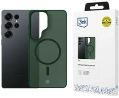Dėklas 3mk Smoke MagCase for Samsung Galaxy S25 Ultra - Žalias-Translucent
