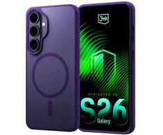 Dėklas 3MK Smoke MagCase do Samsung Galaxy S26+ violetinė