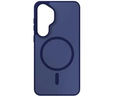 Dėklas 3MK Smoke MagCase do Samsung Galaxy S26+ mėlyna