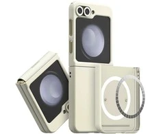 Dėklas Araree Aero Flex M MagSafe do Samsung Galaxy Z Flip6 / Z Flip7 FE kreminė