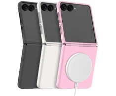 „Araree Aero Flex M MagSafe Qi2“ dėklas, skirtas „Samsung Galaxy Z Flip8“, rožinis