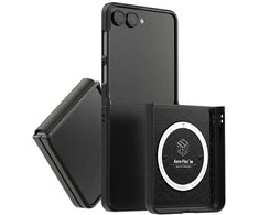 Dėklas Araree Aero Flex M MagSafe Qi2 do Samsung Galaxy Z Flip7 juoda