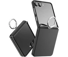 Dėklas Araree Aero Flex R East-Grip Ring do Samsung Galaxy Z Flip7 juoda