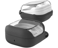 Araree pupelių dėklas, skirtas „Samsung Galaxy Buds 4“ / „Buds 4 Pro“, juodas