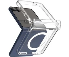 Dėklas Araree Duple 360 M MagSafe Qi2 do Samsung Galaxy Z Flip7 permatomas