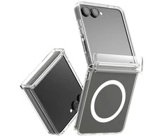 Dėklas Araree Duple 360 M MagSafe Qi2 do Samsung Galaxy Z Flip7 permatomas