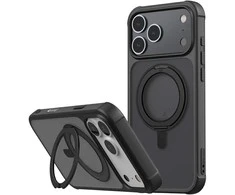 Dėklas Araree Duple M Stand MagSafe do iPhone 17 Pro Max juoda